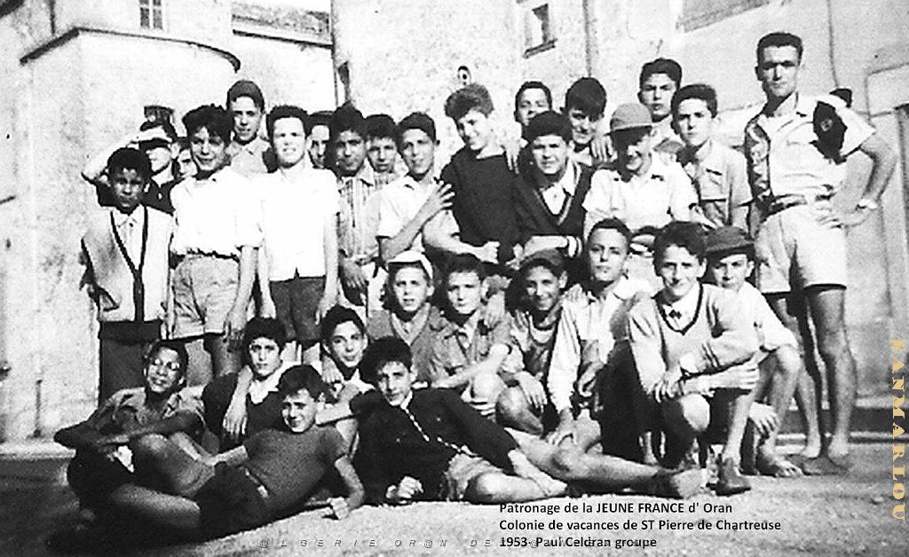 COLO JEUNE FRANCE 1953 Paul Celdran groupe.jpg